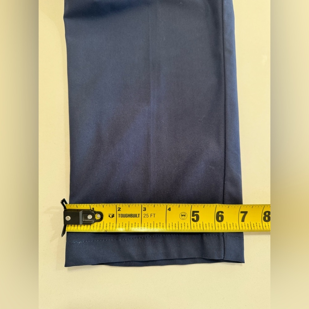 G/Fore Pants Golf Performance 5 Pocket Size 38x30 (38X25) Mens Blue Straight Fit - Picture 11 of 11